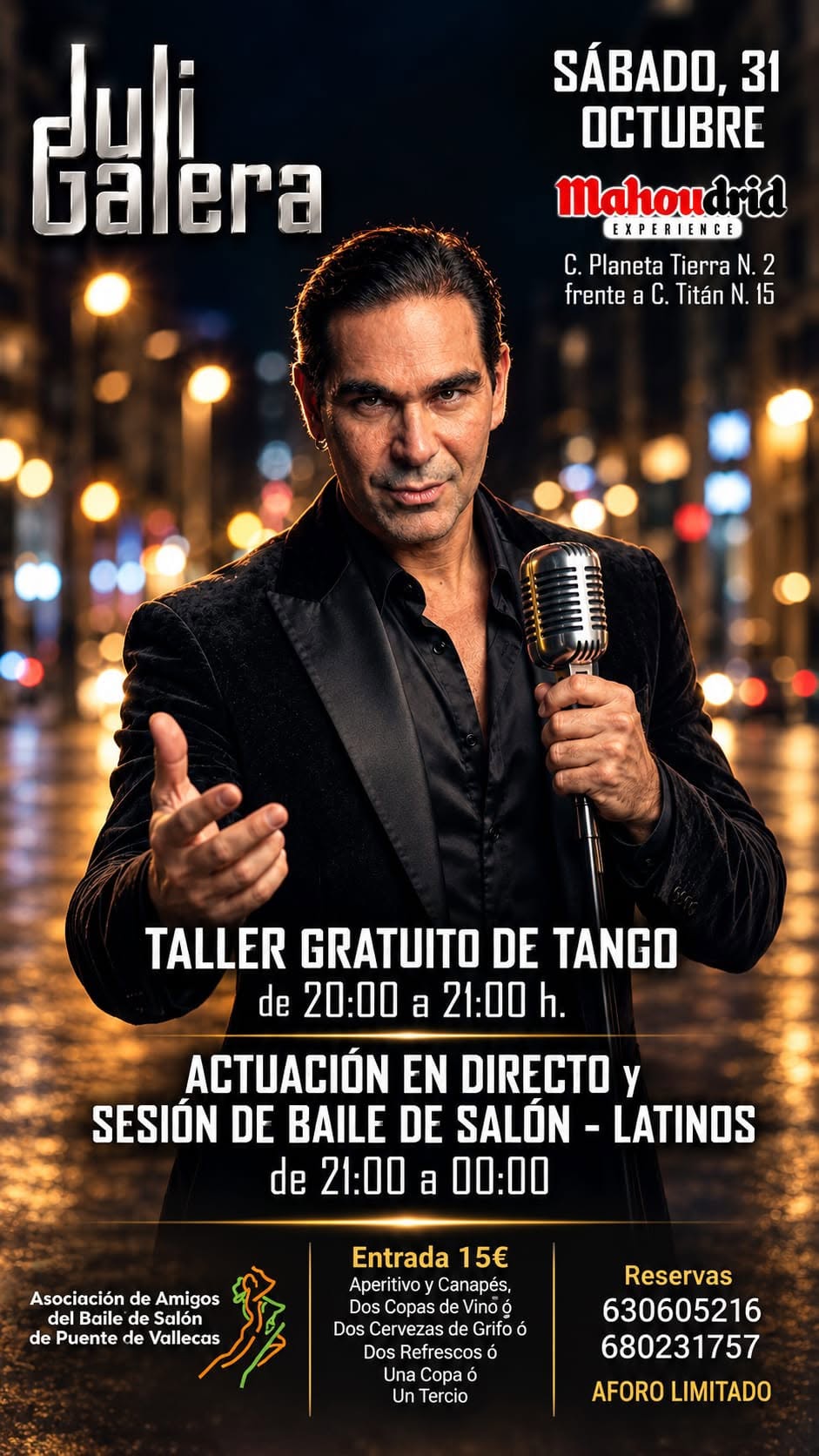 Tango, Salón, Latinos y Directo Juli Galera