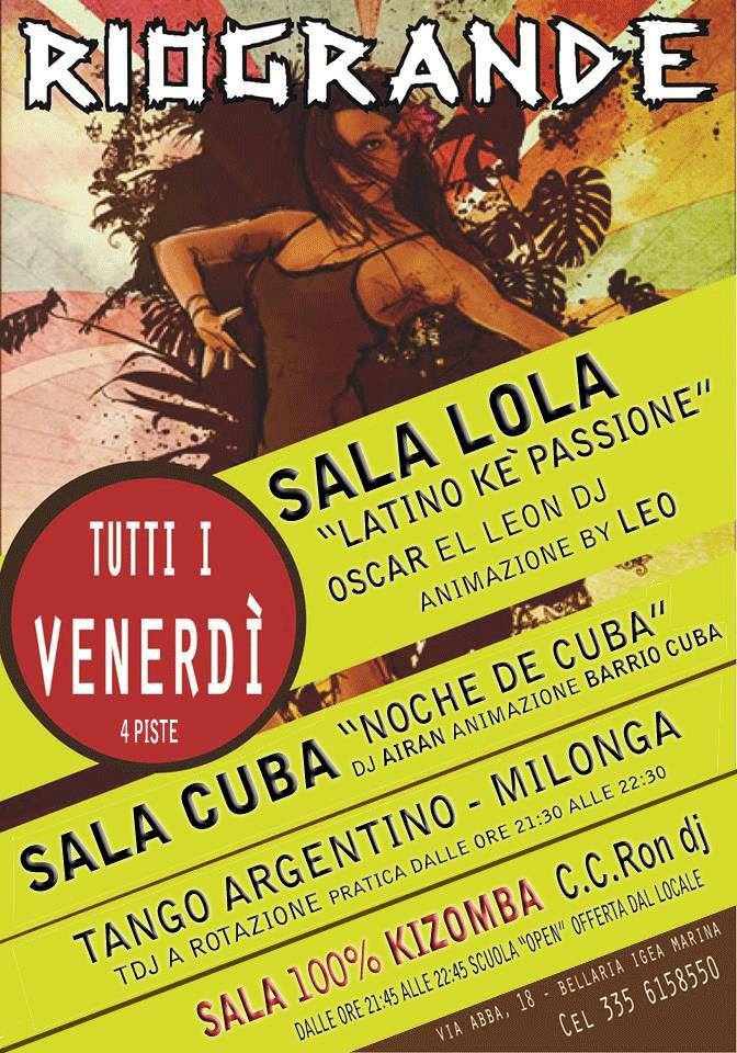 LATINO.TANGO.CUBA.KIZOMBA @ RIO GRANDE