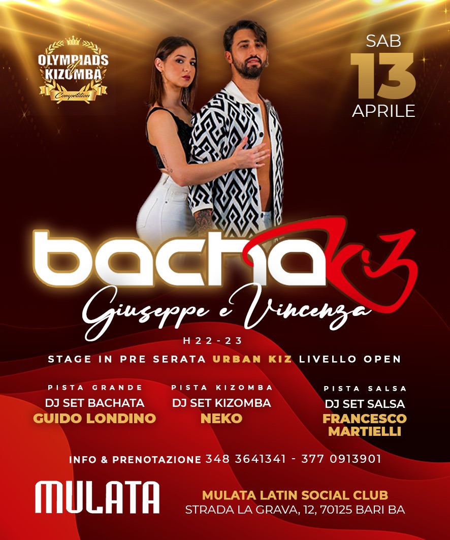 SERATA LATINA MULATA BARI πΊπ¨πΊβ¨