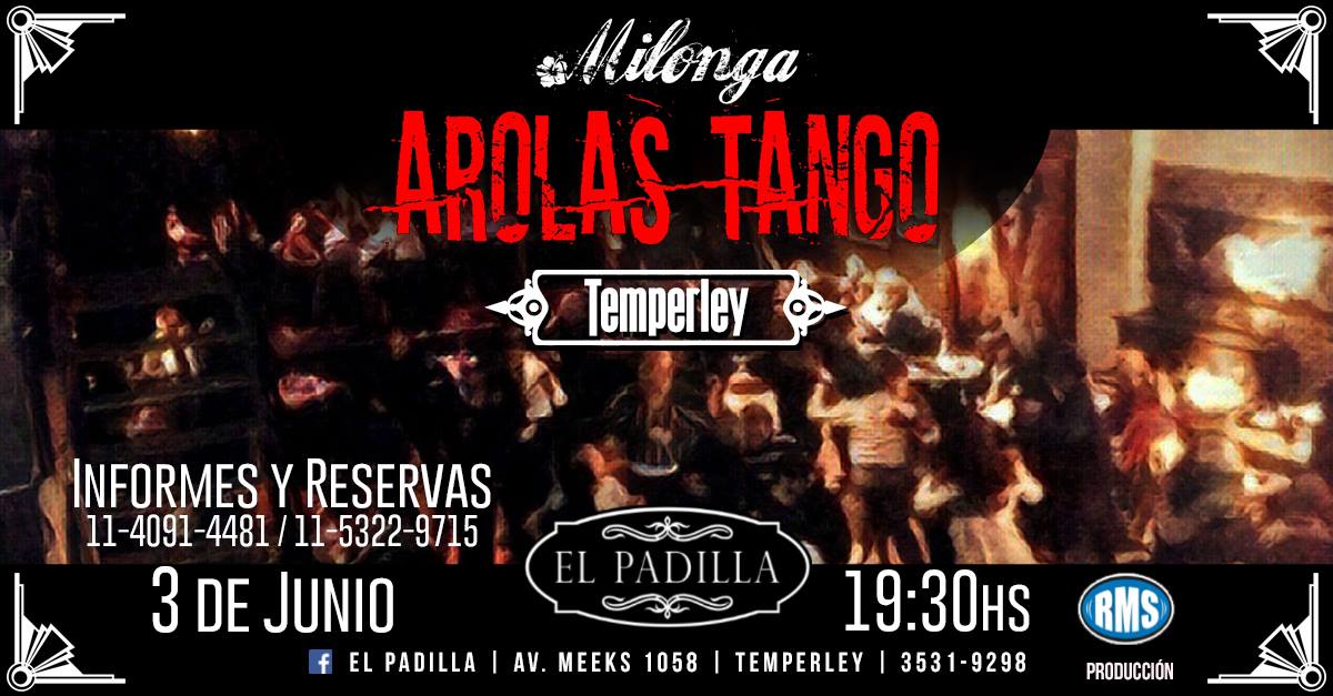Domingo de milonga Arolas Tango en Temperley