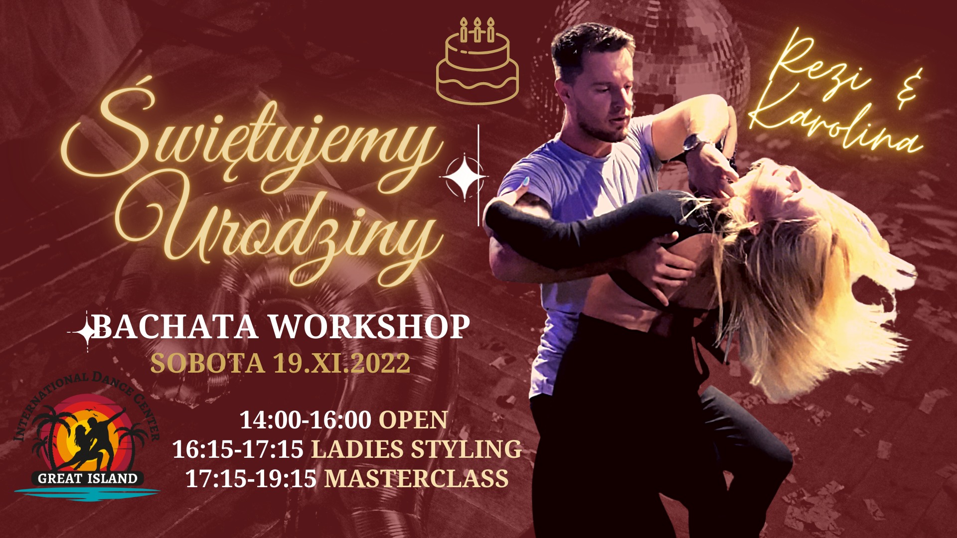 Rezi & Karolina: Bachata Masterclass Open Ladies Styling Łódź 19.XI