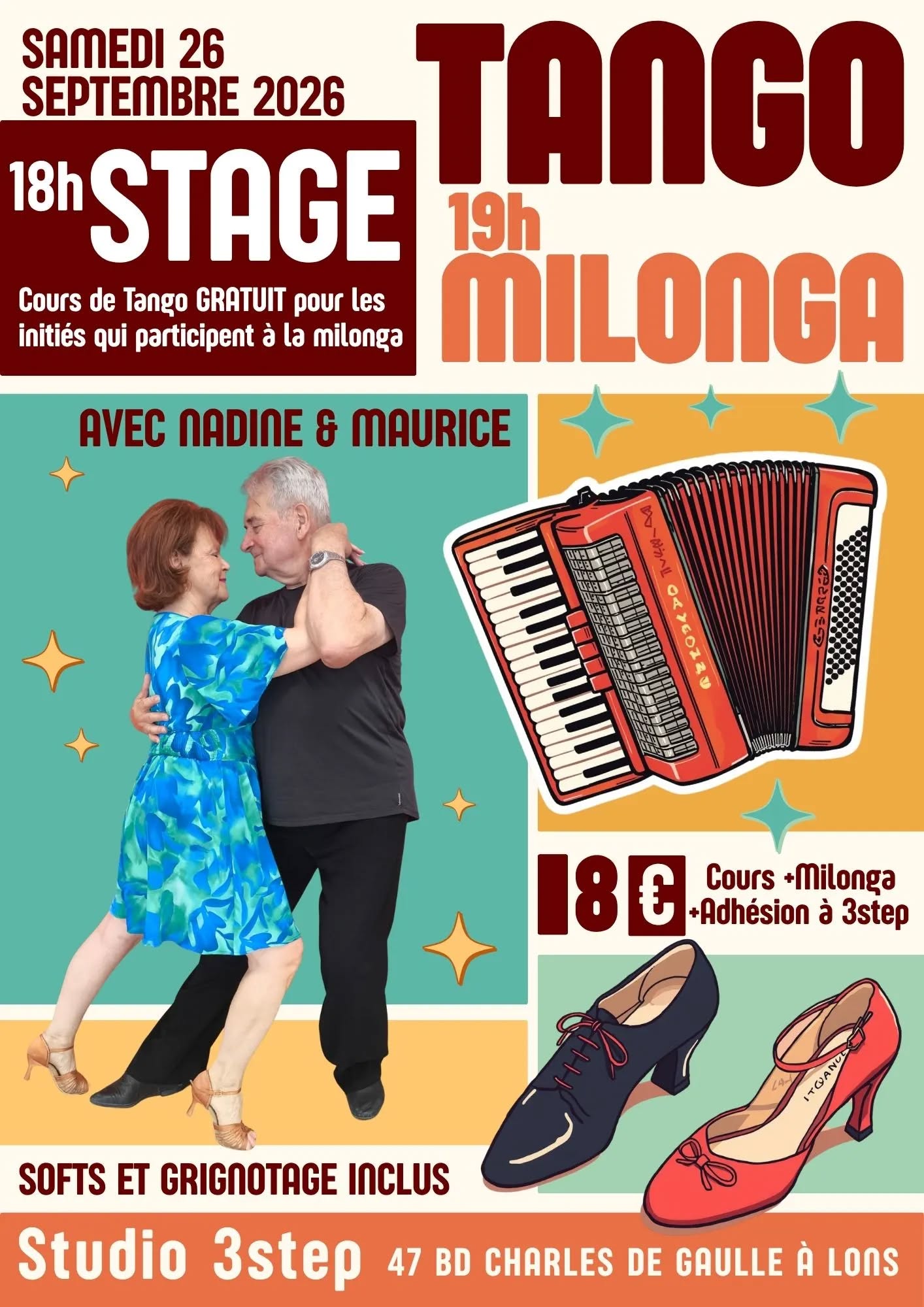 Stage de Tango suivi d'une Milonga
