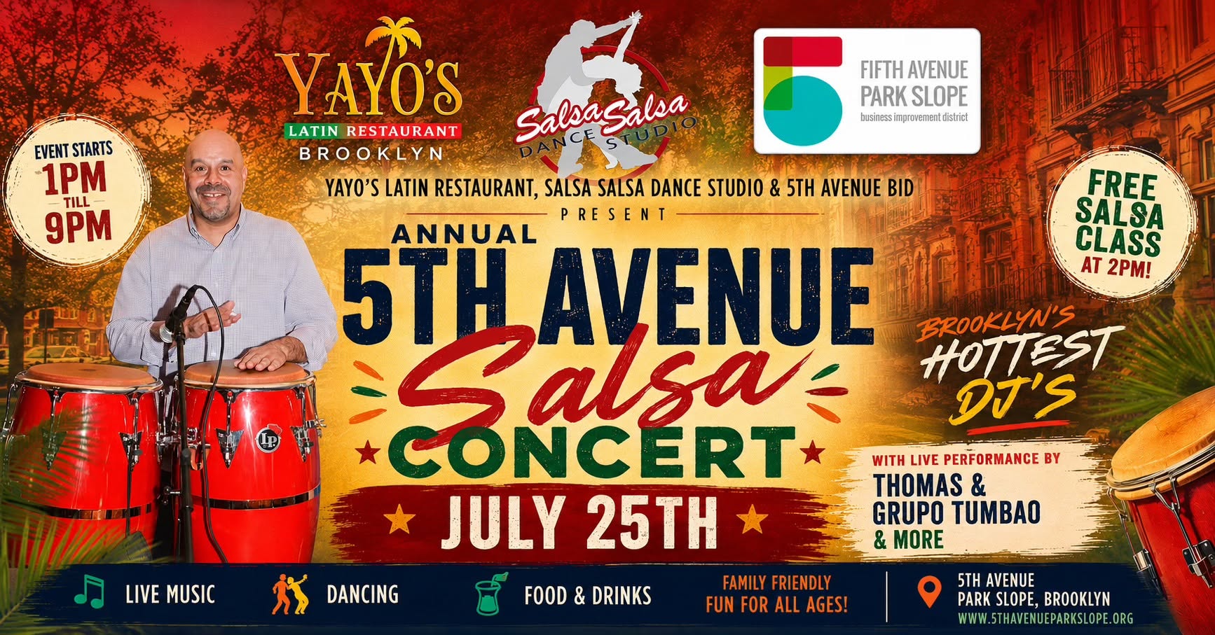 5th Avenue Salsa Concert