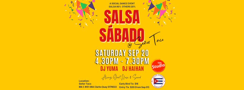 SALSA SABADO @SeΓ±or Taco