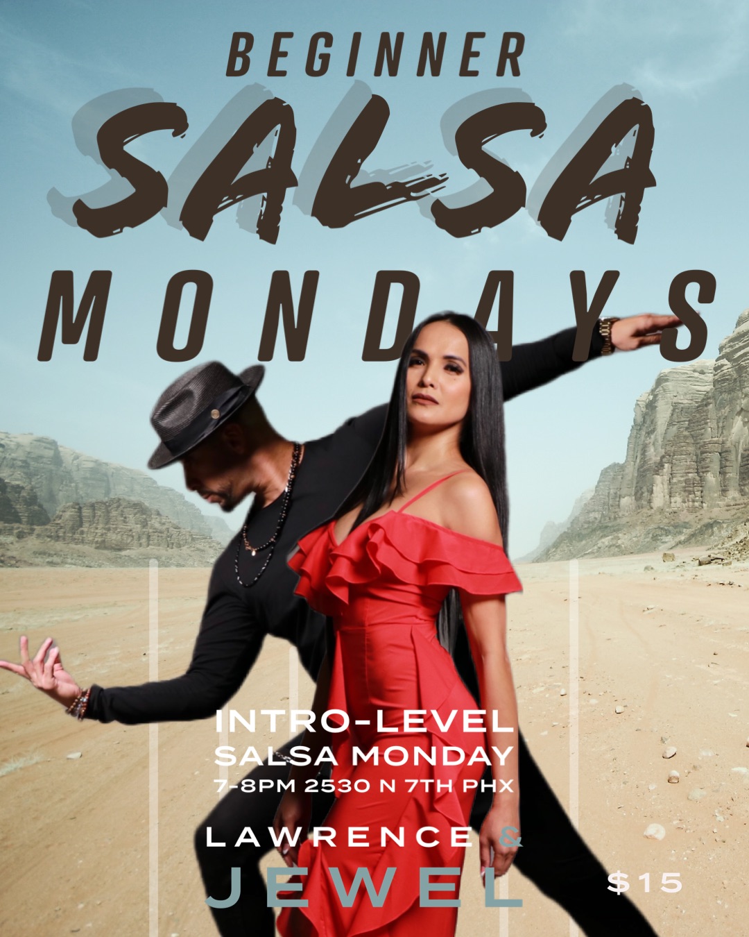 Monday Beginner Salsa Partnering with Lawrence & Jewel!