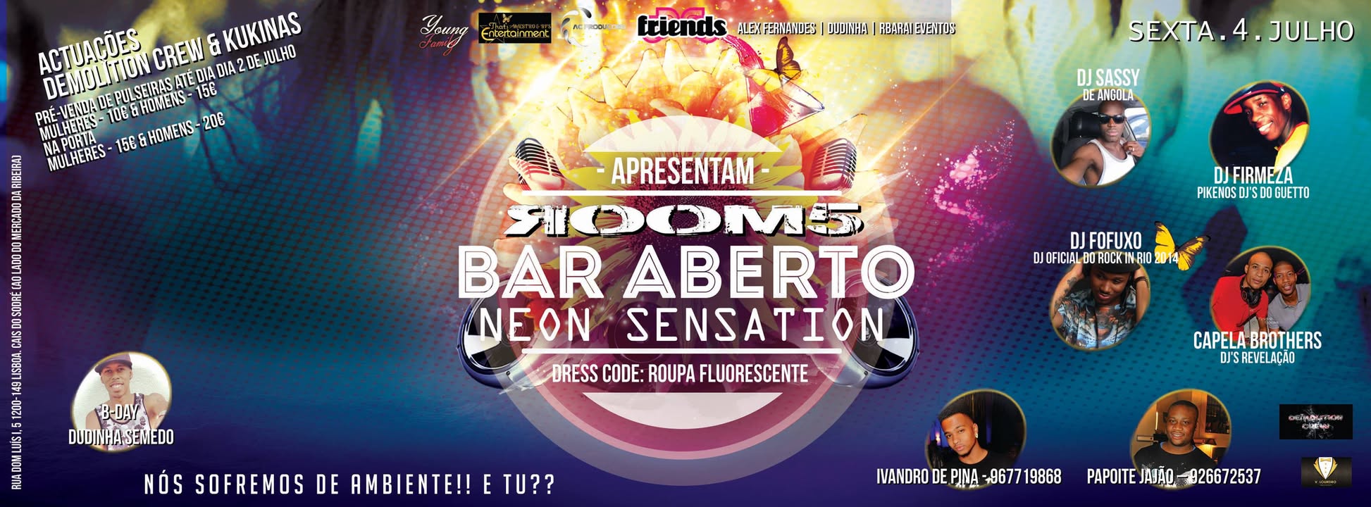★ BAR ABERTO ★ NEON SENSATION ★ no ROOM 5