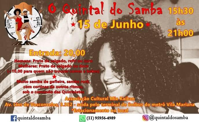 O Quintal do Samba - Edição de Junho