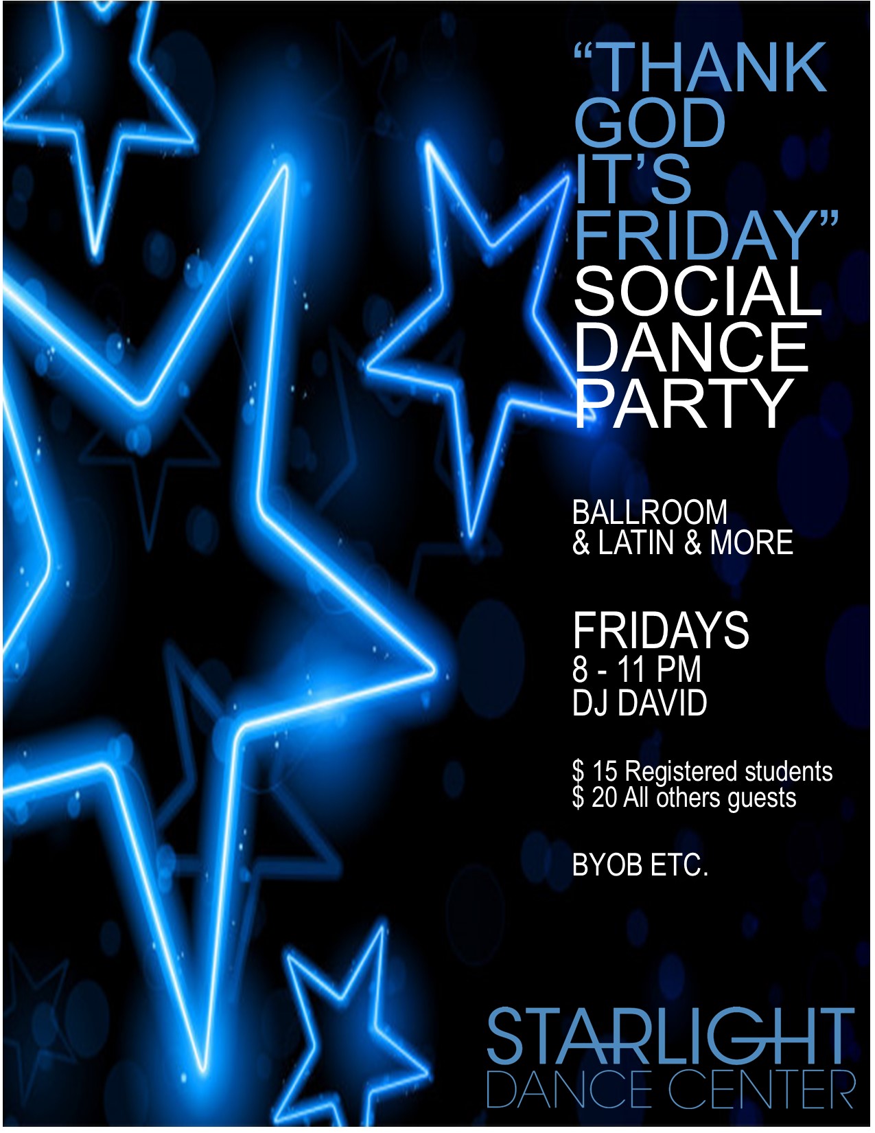 THANK GOD IT'S FRIDAY Dance Party