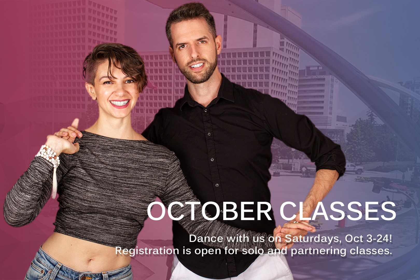 Salsa & Bachata classes OUTDOORS