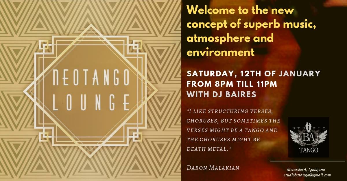Neotango Lounge with DJ Baires