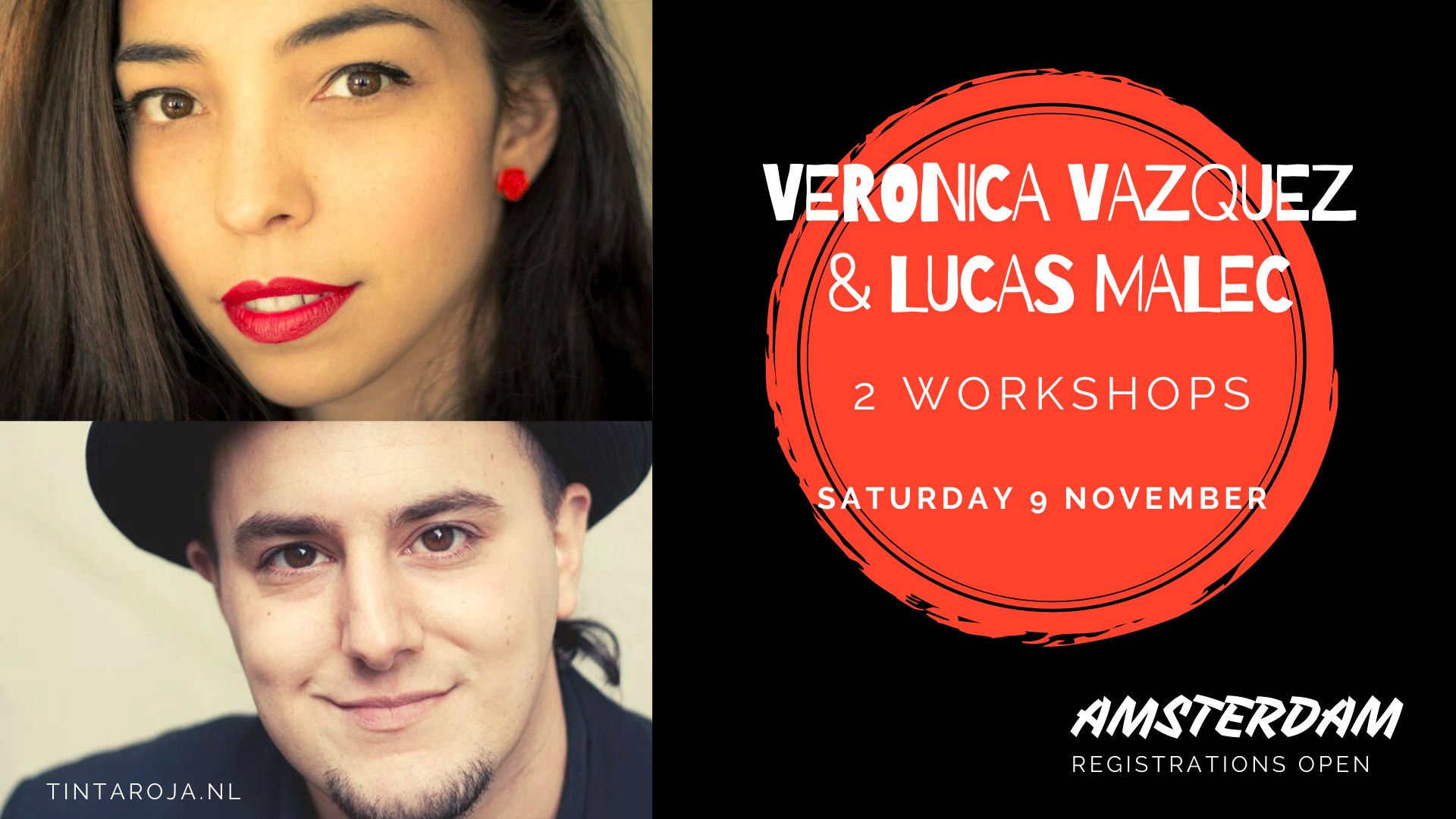 Veronica Vázquez & Lucas Malec - 2 workshops