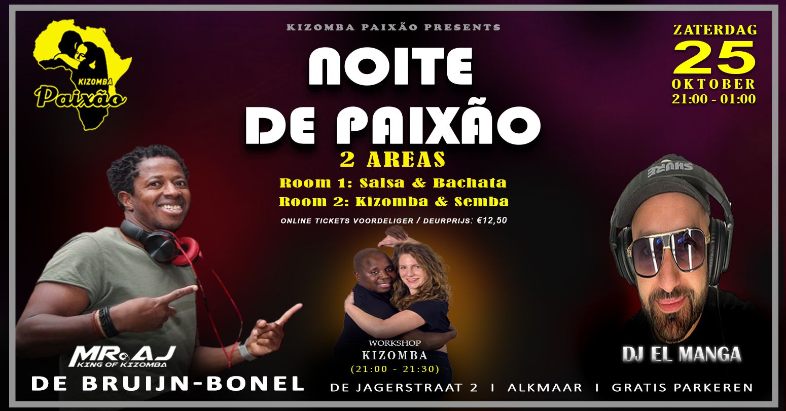 NOITE DE PAIXÃO - Salsa Bachata Kizomba l Semba