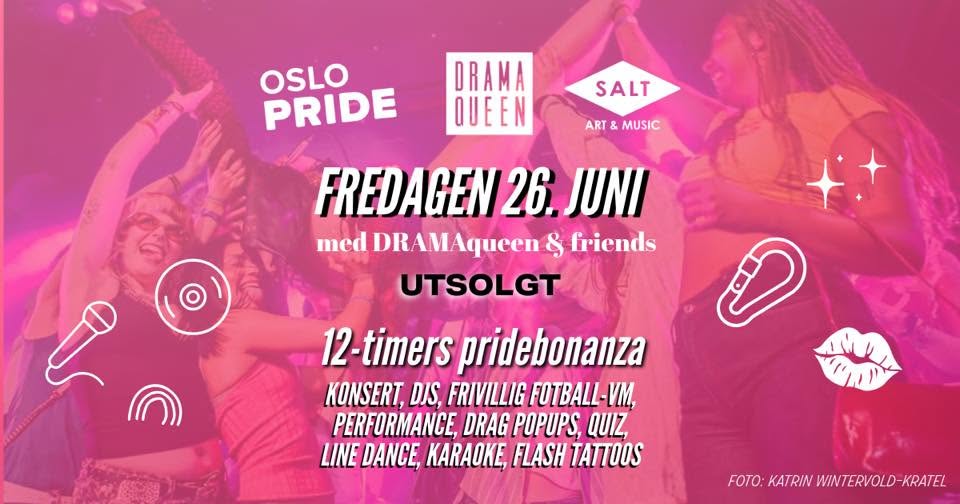 Fredagen med DRAMAqueen & friends på SALT UTSOLGT‼️