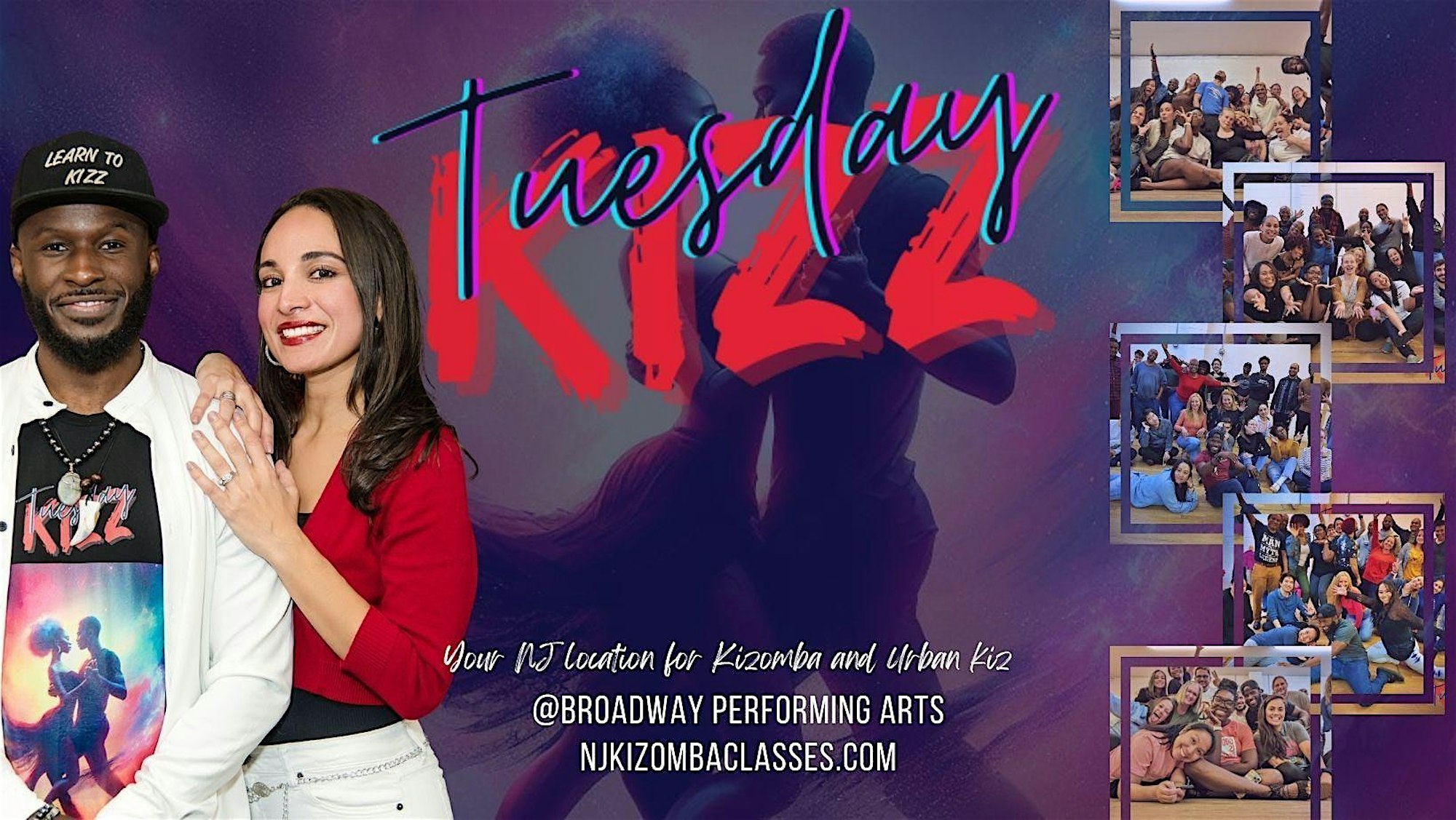 TuesdayKIZZ 8 wk Cycle: Urban Kiz and Kizomba fundamentals Classes