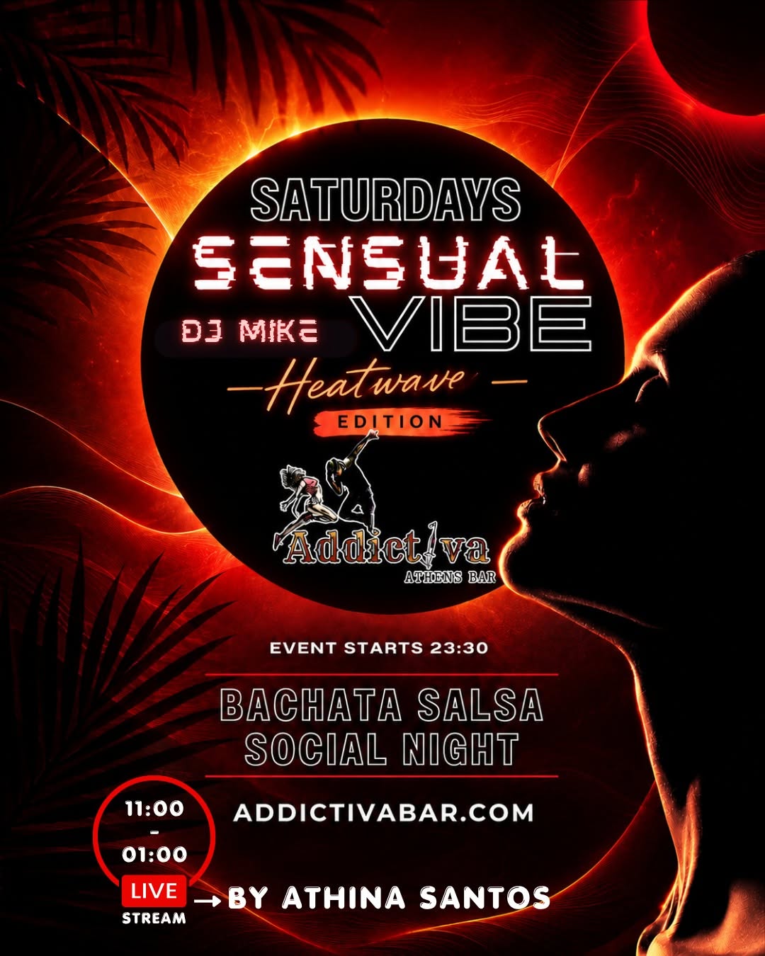 Sensual Vibe Saturdays Bachata Social Dancing Night Rooftop Party
