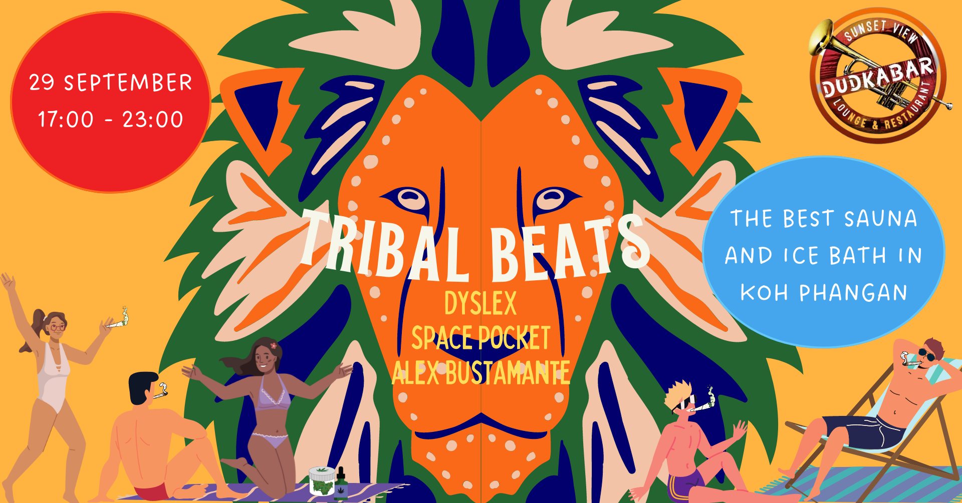 TRIBAL BEATS @ DUDKA BAR SAUNA & ICE BATH