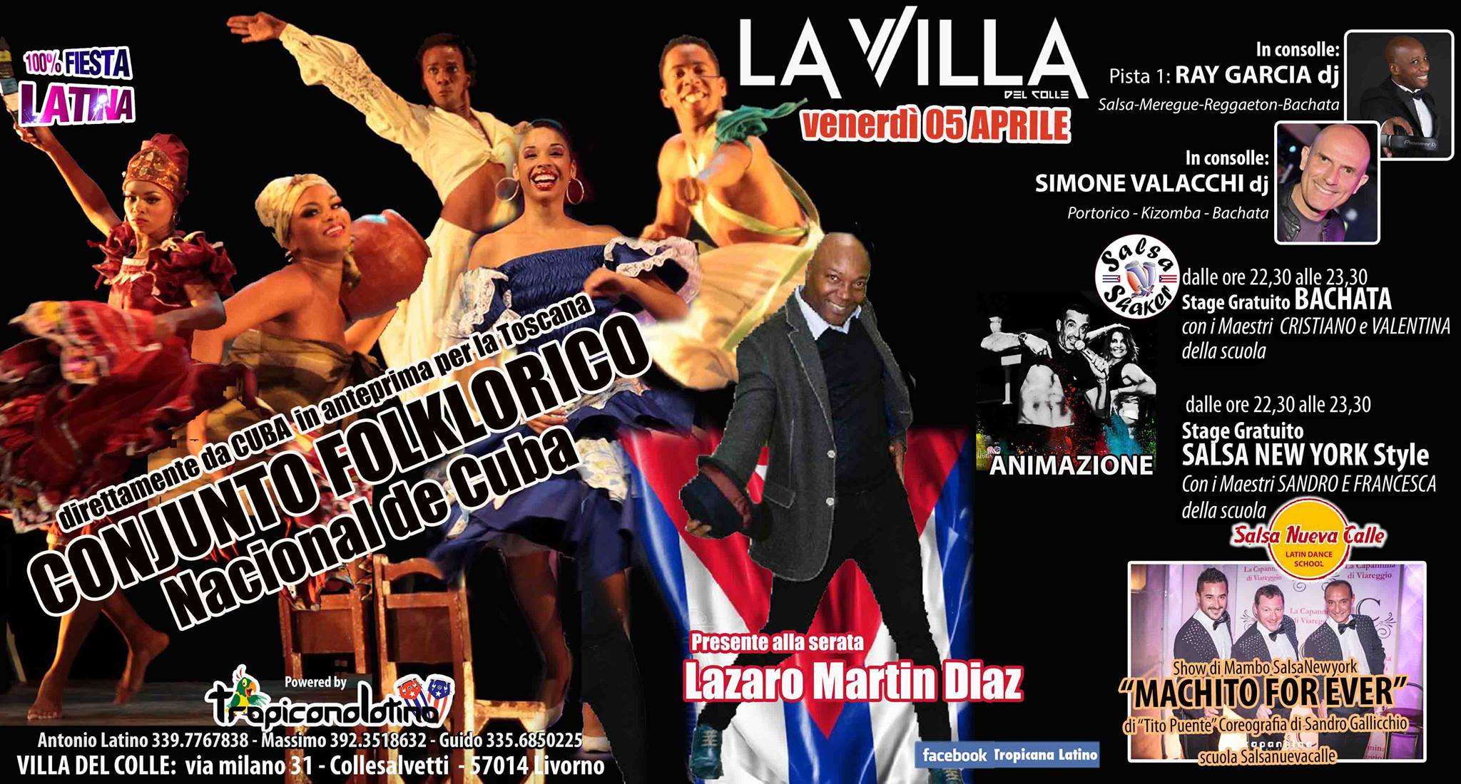 Venerdi Latino Ostite Conjunto Folklorico Nacional de Cuba