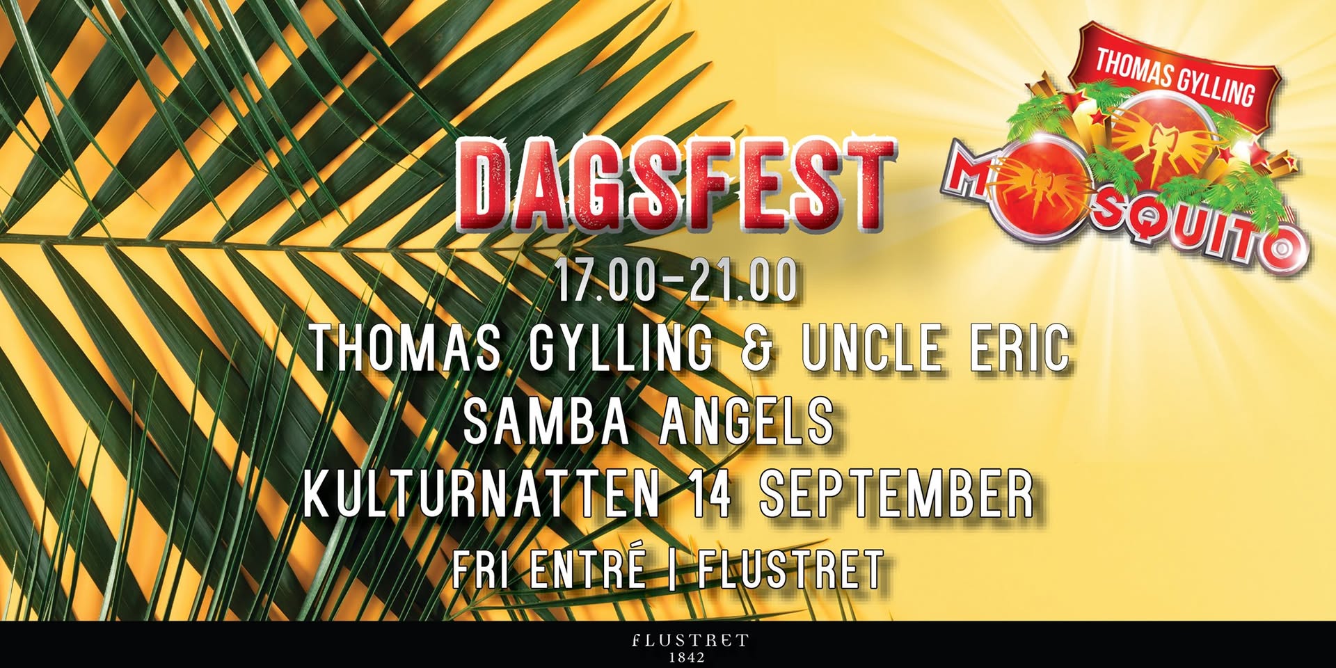 Mosquito Dagsfest på Flustret! Kulturnatten Uppsala - fri entré