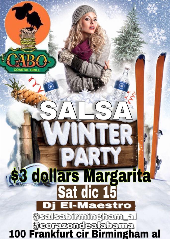 Salsa in the winter( all white)