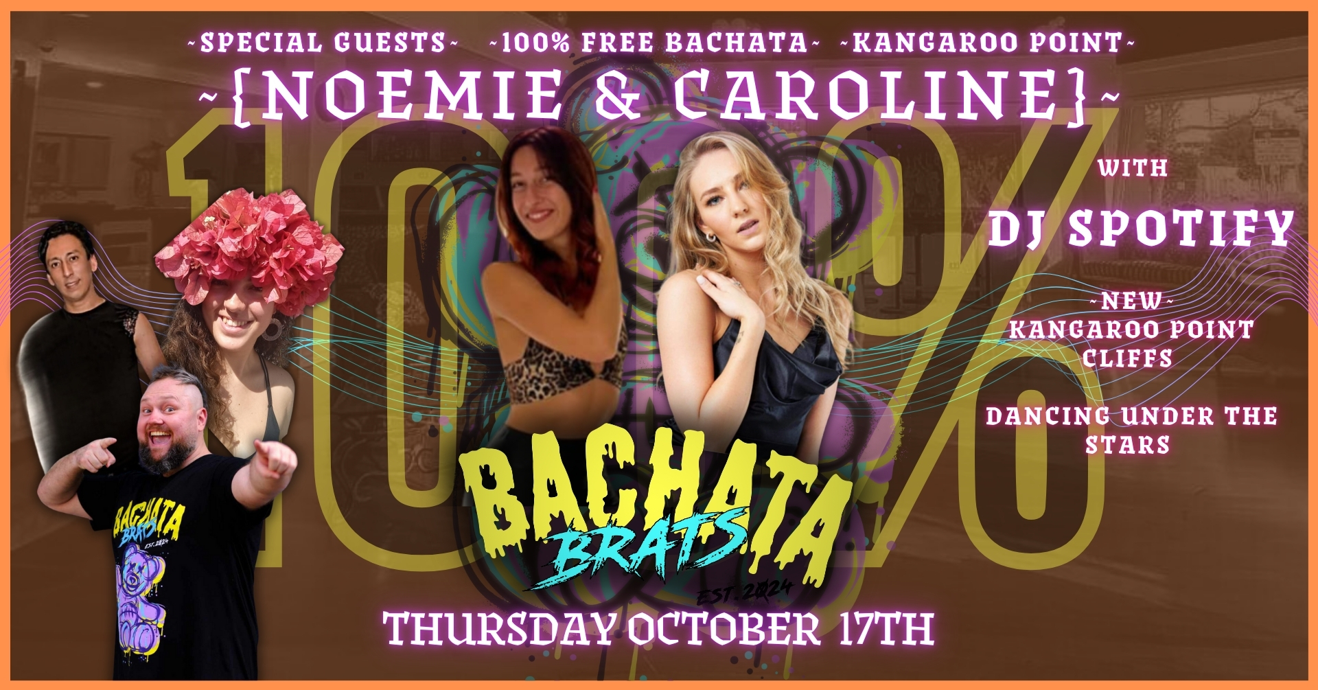 EVENT MOVED - KANGAROO POINT - FREE 100% BACHATA Party