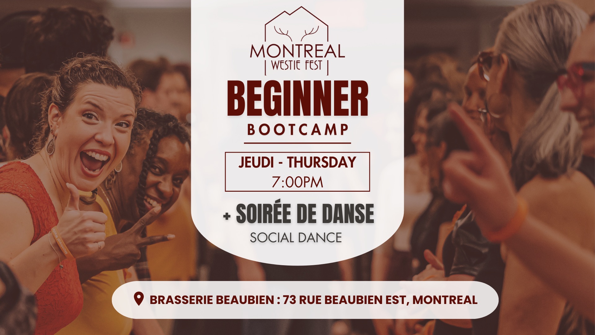 WEST COAST SWING Intensive Débutant + social Beginner Bootcamp