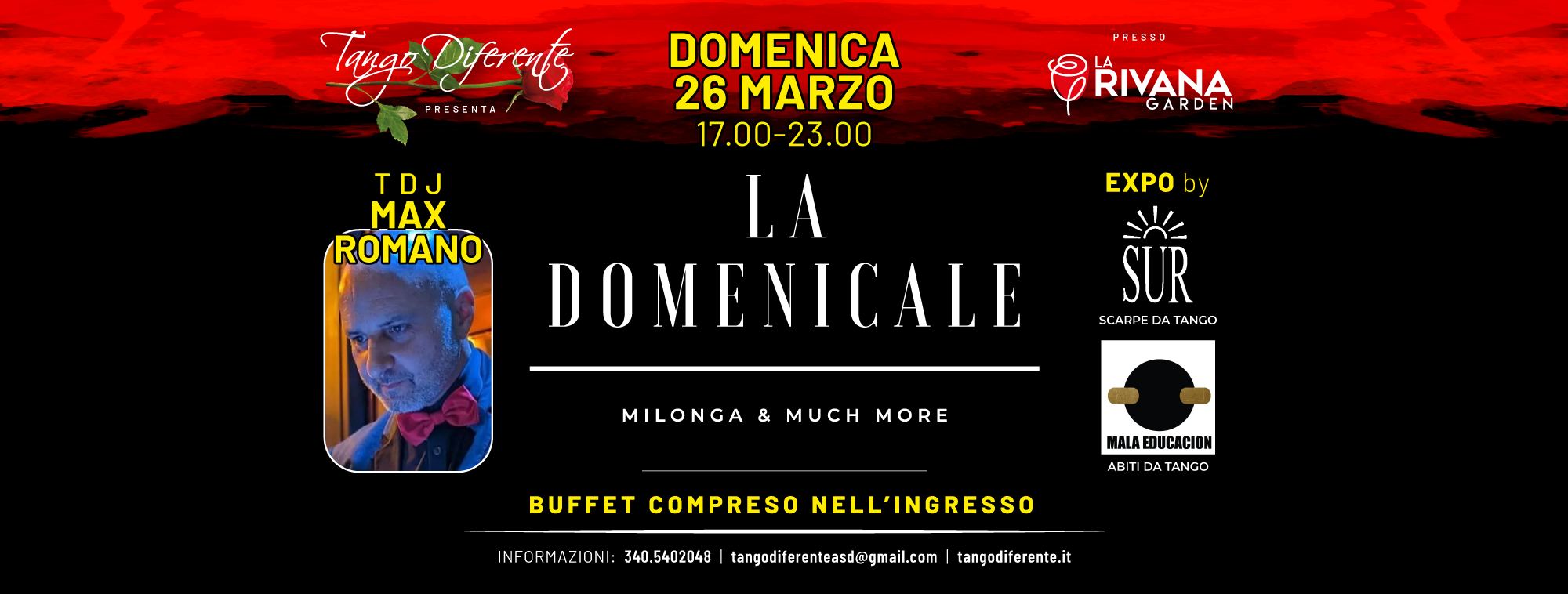 "LA DOMENICALE" - La pomeridiana della domenica a Ferrara - Tdj Max Romano