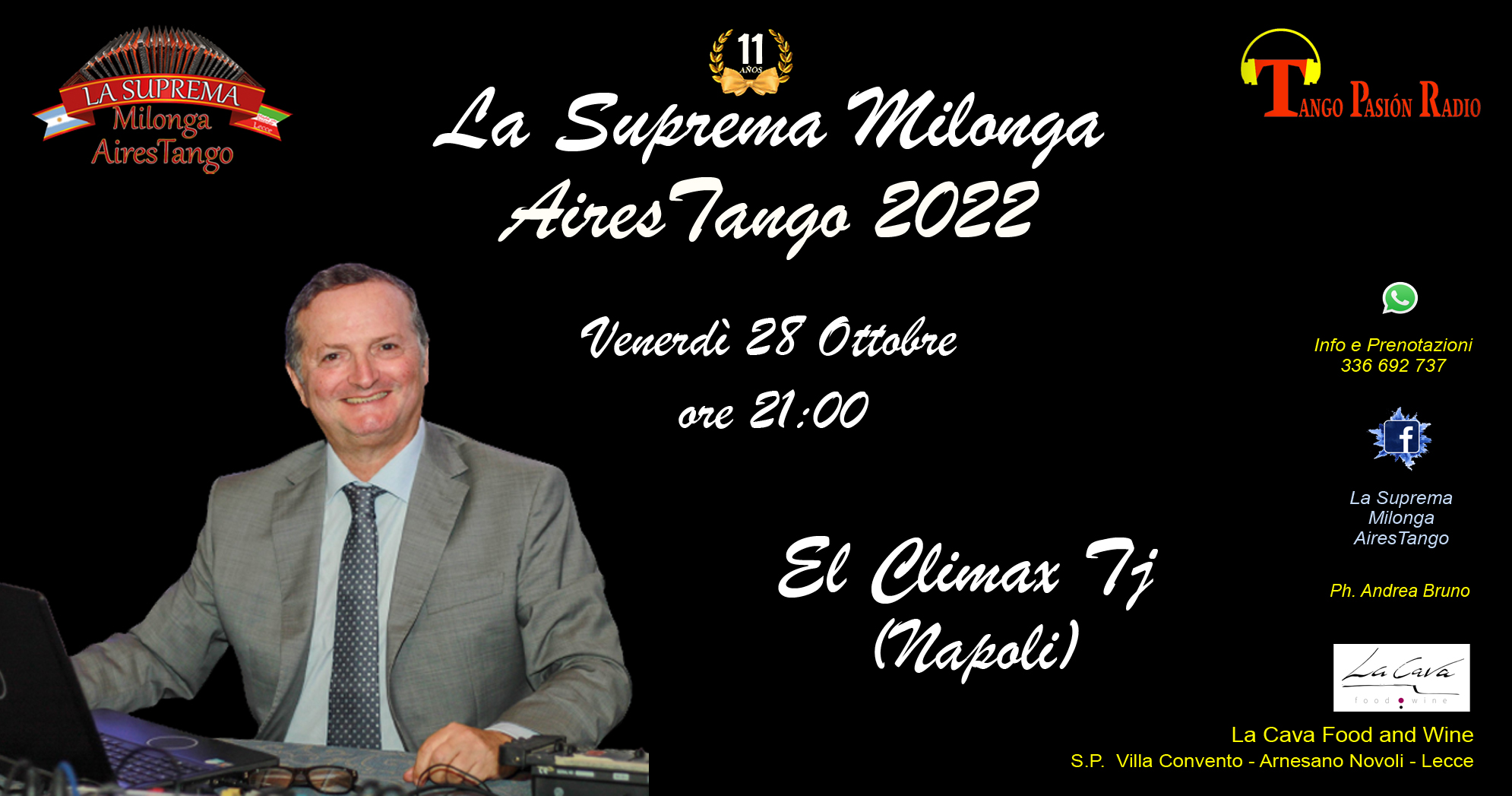 El Climax TJ (Na) a La Suprema Milonga, AiresTango venerdì 28 ottobre 2022