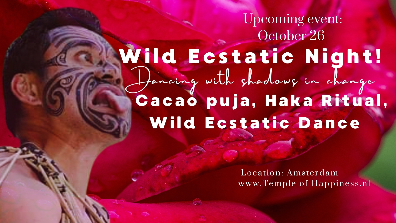 Wild Ecstatic Dance Dancing with shadows (in change) Haka workshop!