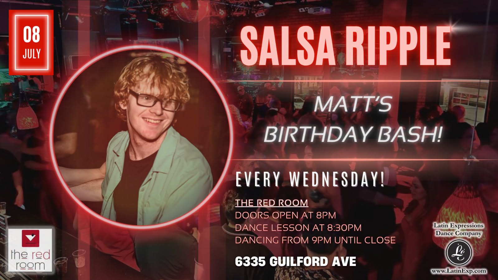 🥳🪩 Salsa Ripple - Matt's Birthday Bash! 🪩🥳