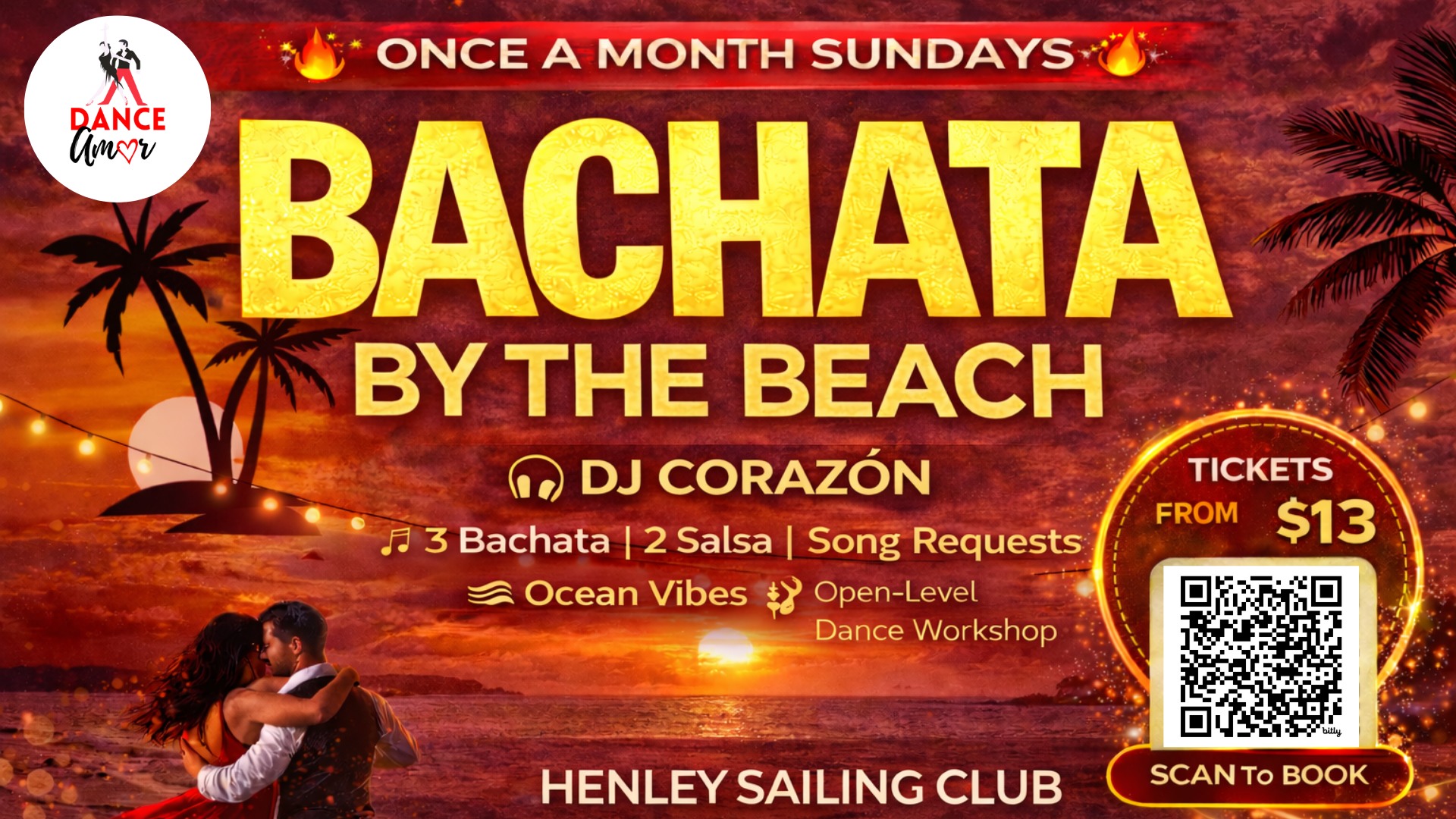 Bachata by the Beach Sunset Latin Dance Party