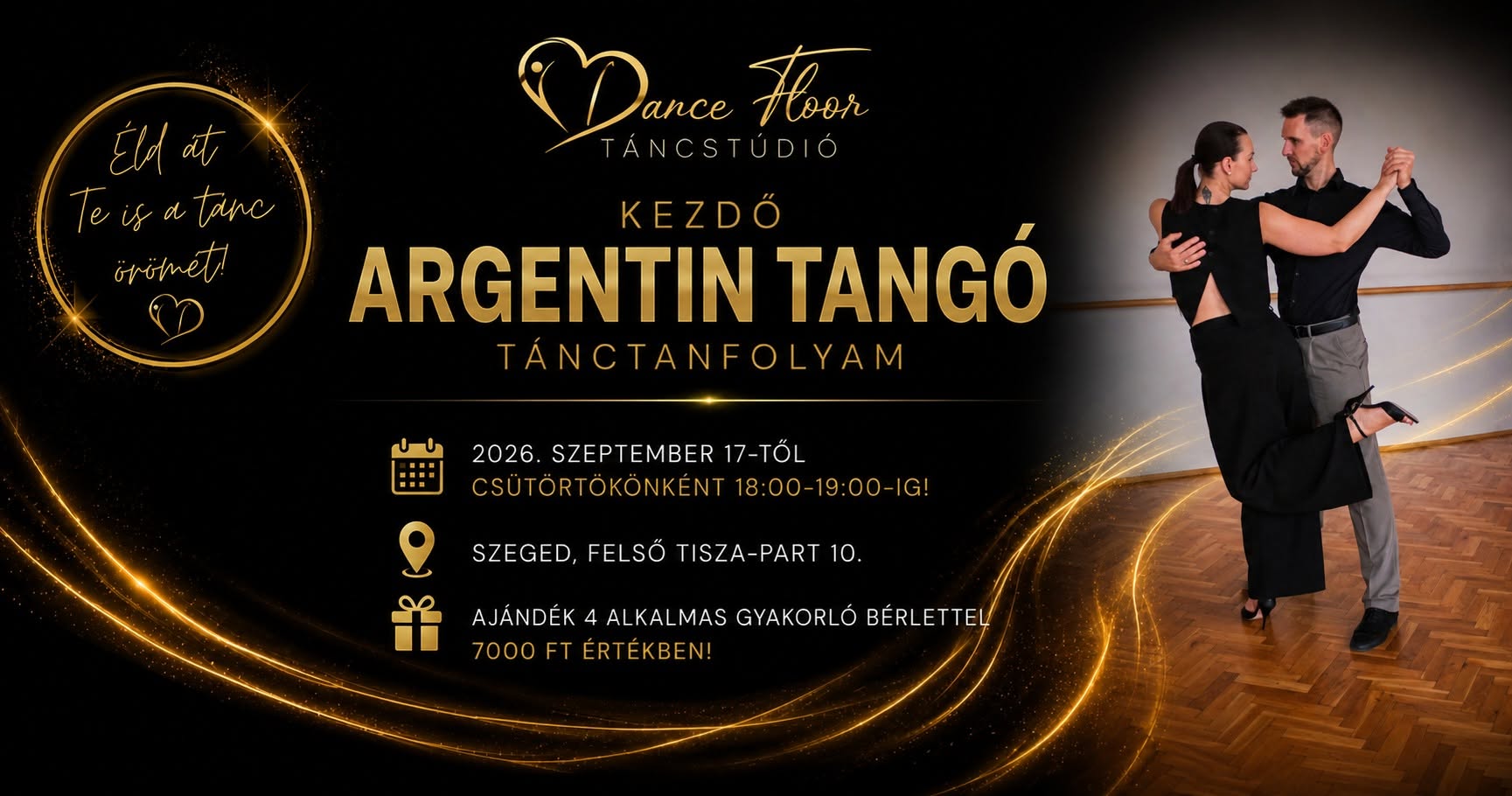 🔥Kezdő Argentin Tangó tánctanfolyam a DanceFloorban Árpival és Nikivel! !
