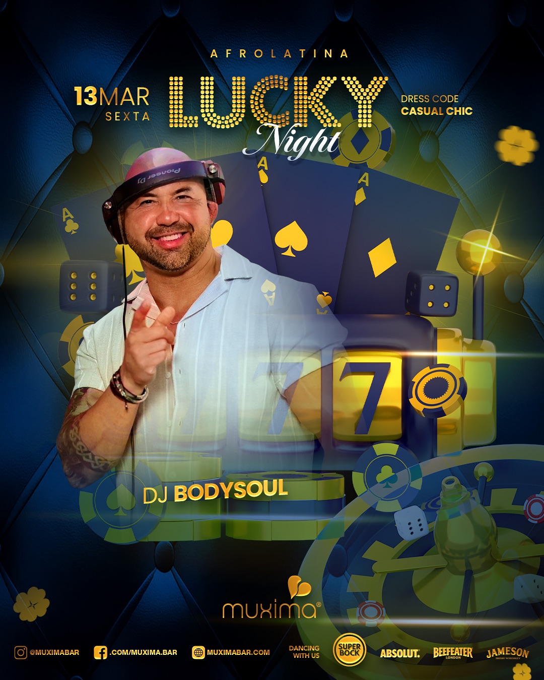 SEXTA 13 MAR ✨LUCKY NIGHT ✨