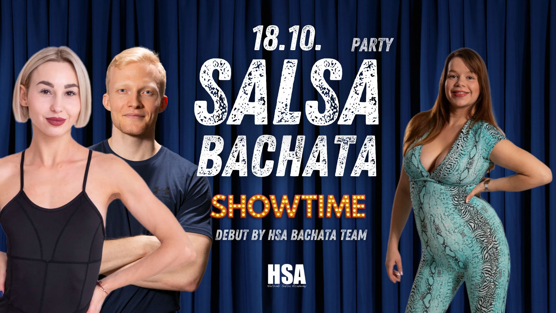 HSA Monthly Salsa & Bachata party 18.10.