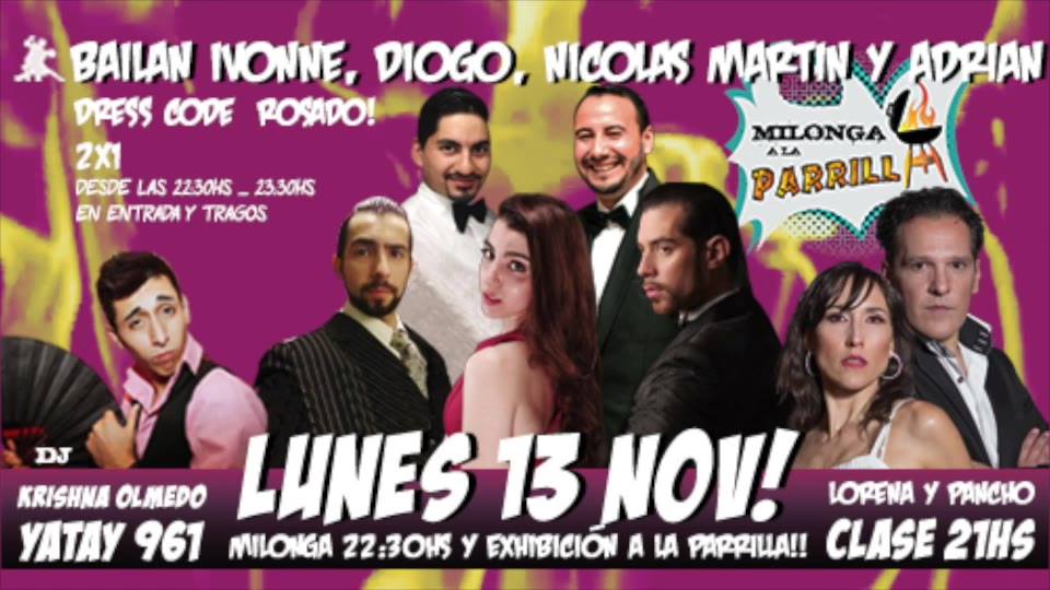 HOY! Ivonne & Diogo, Nicolas, Martin, Adrian. Pancho y Lorena!