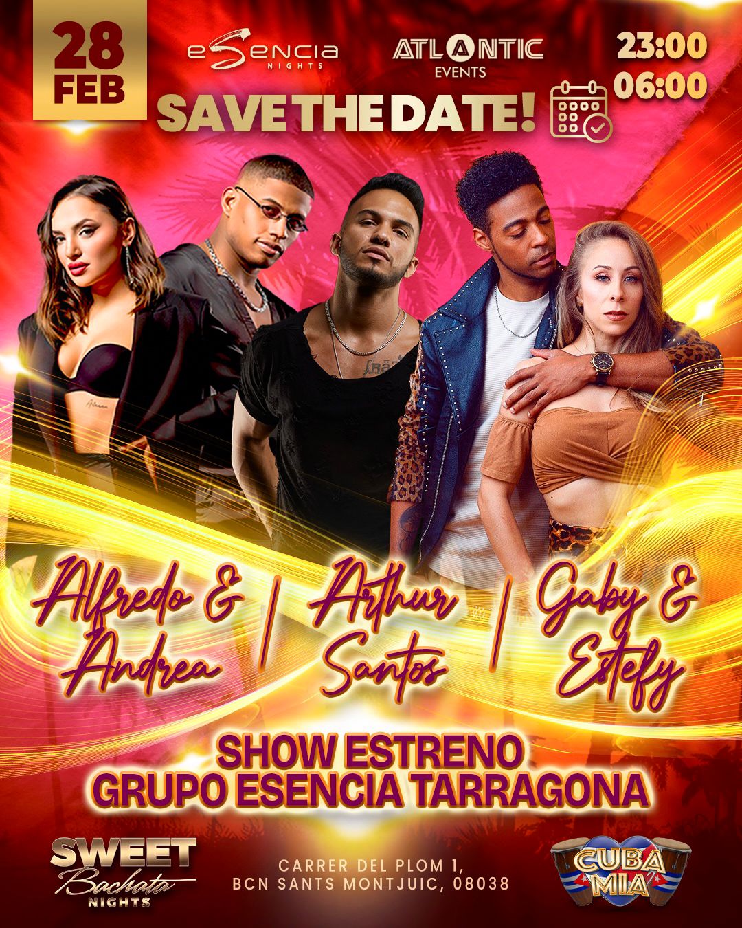 Sweet Bachata y Cuba Mia - Fiesta de Bachata y Salsa - Esencia Nights