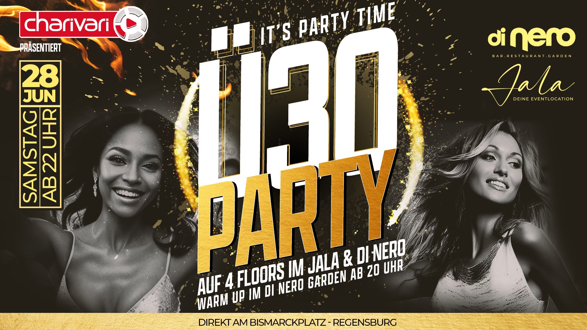 Ü30 PARTY Sa. 28.6. Jala Regensburg