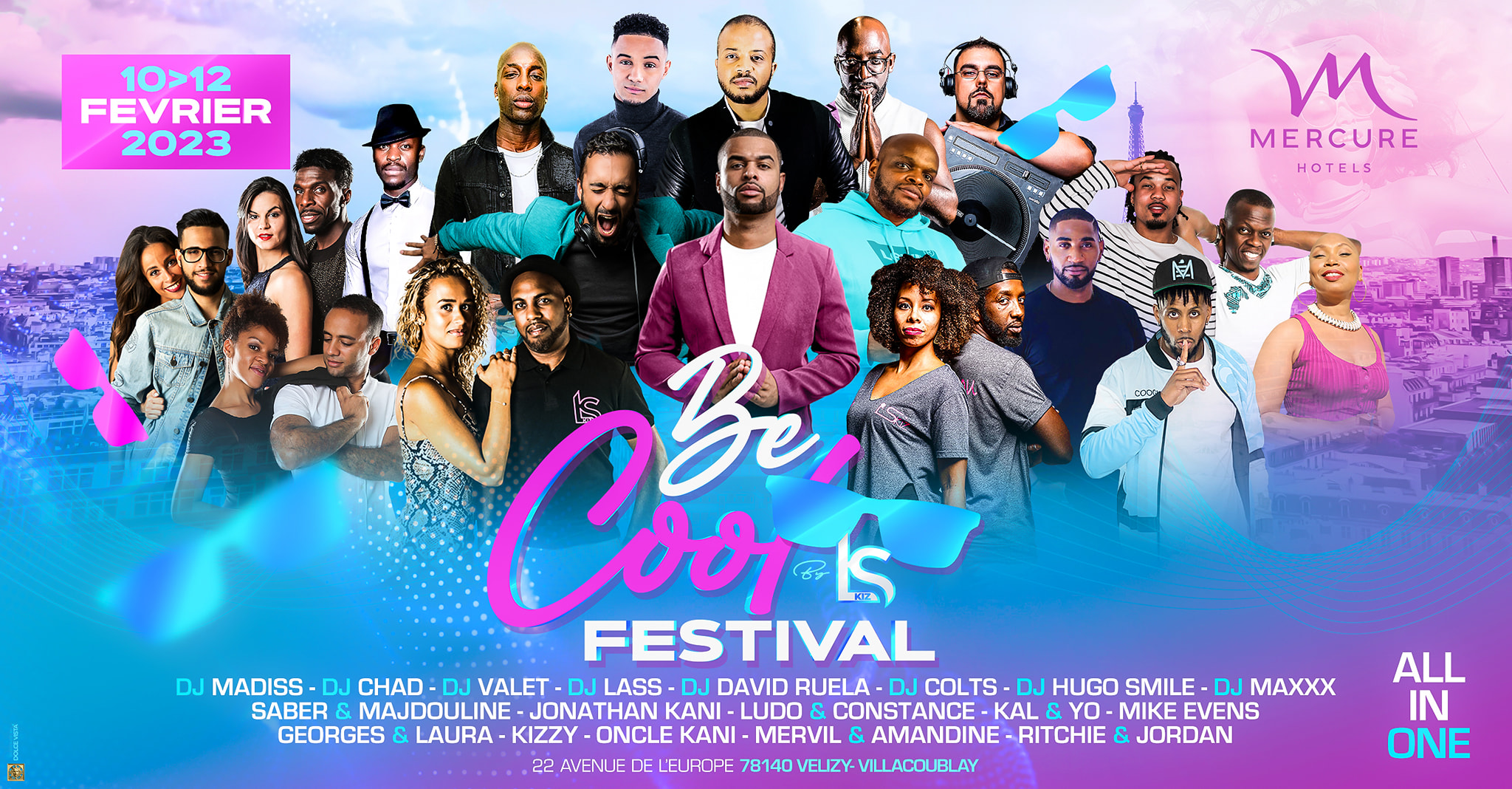 Be Cool kizomba festival by Lskiz 10 au 13 février 2023