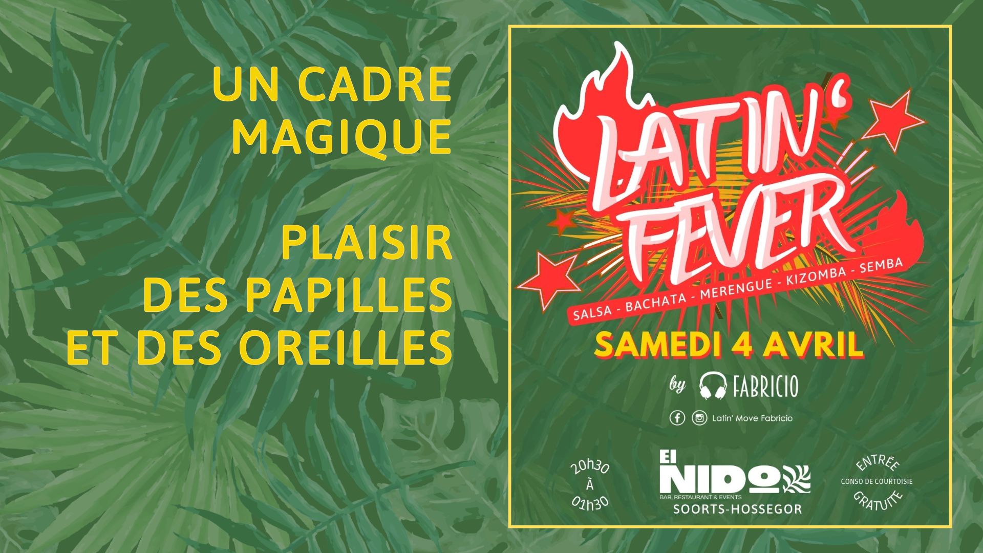 LATIN'FEVER à HOSSEGOR - un cadre magique pour diner et danser