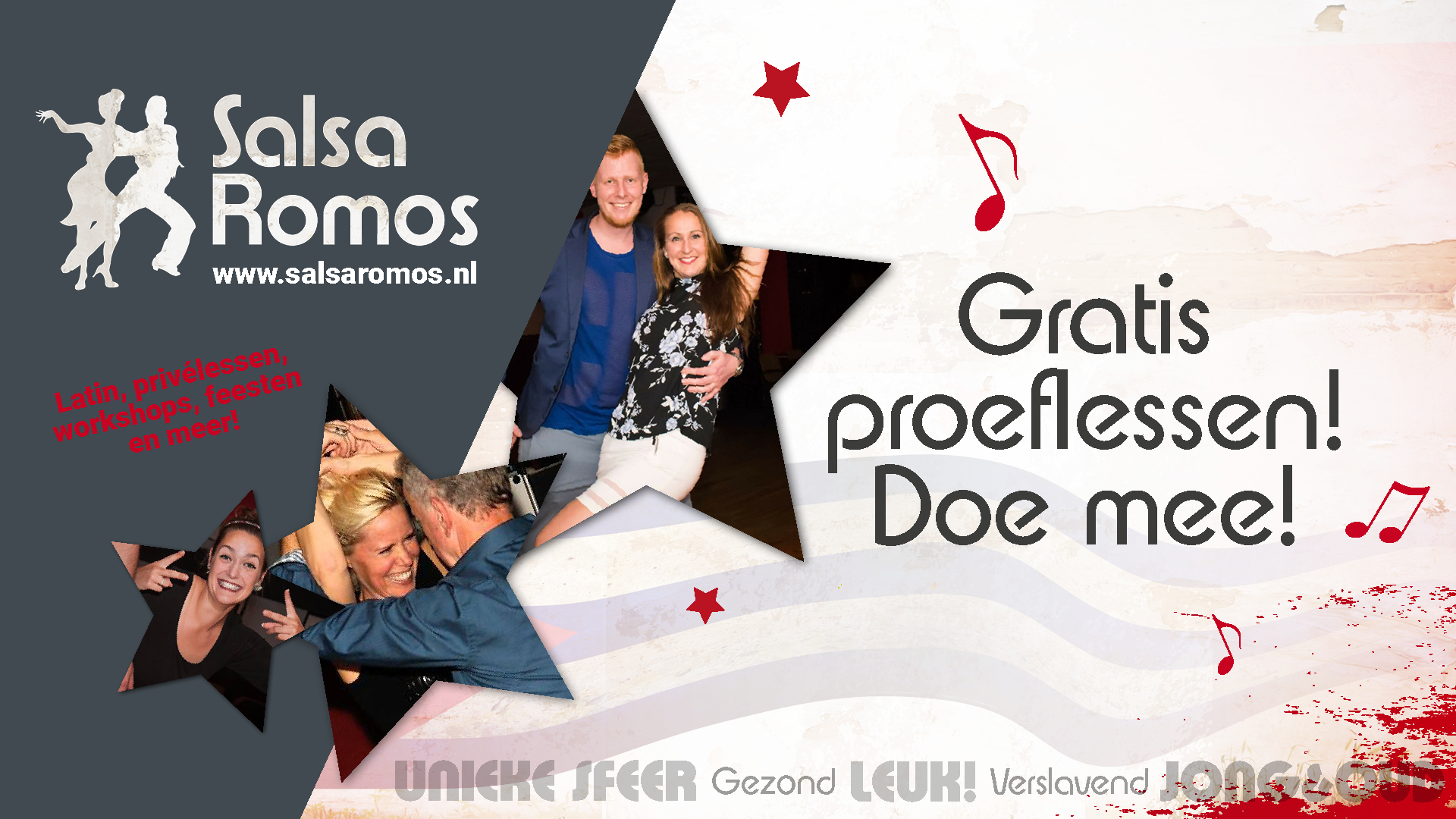 GRATIS Proeflessen Salsa & Bachata