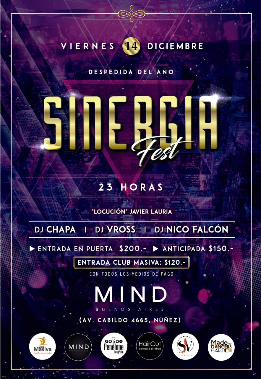 Sinergia Fest - Despedida del Año! Salsa y Bachata!