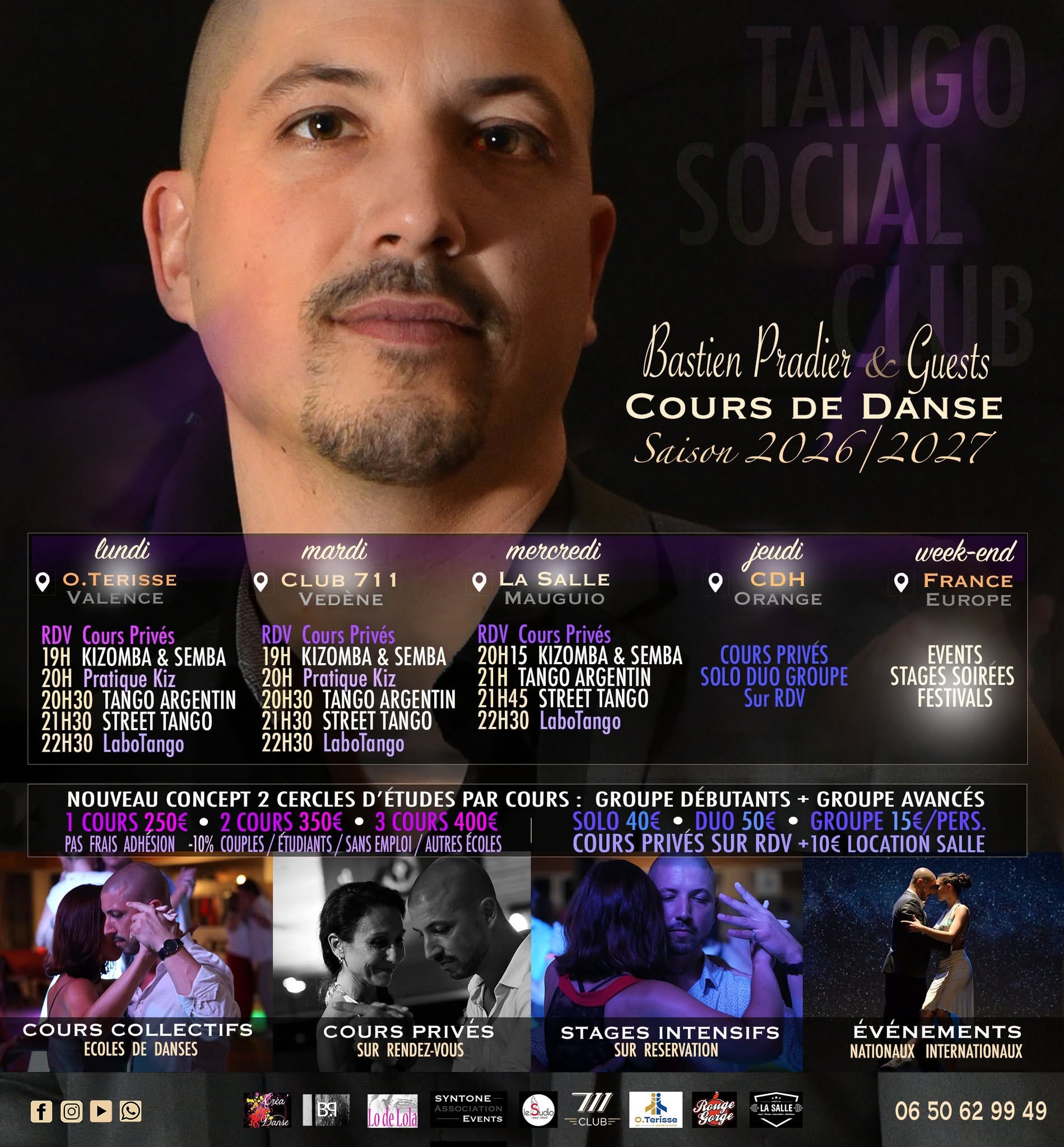 RENTRÉE 2026 2027 ✧ TANGO & KIZOMBA ✧ 711 AVIGNON