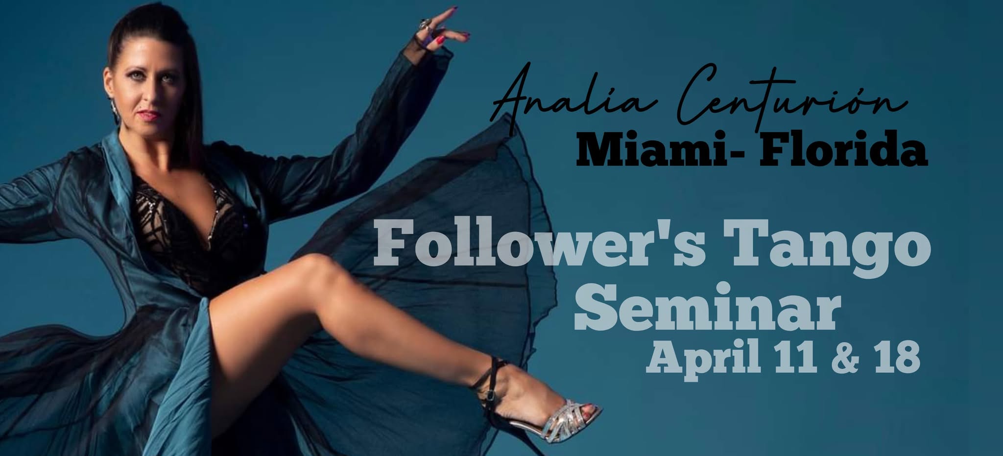 Miami Follower´s Tango seminar with Analía Centurión