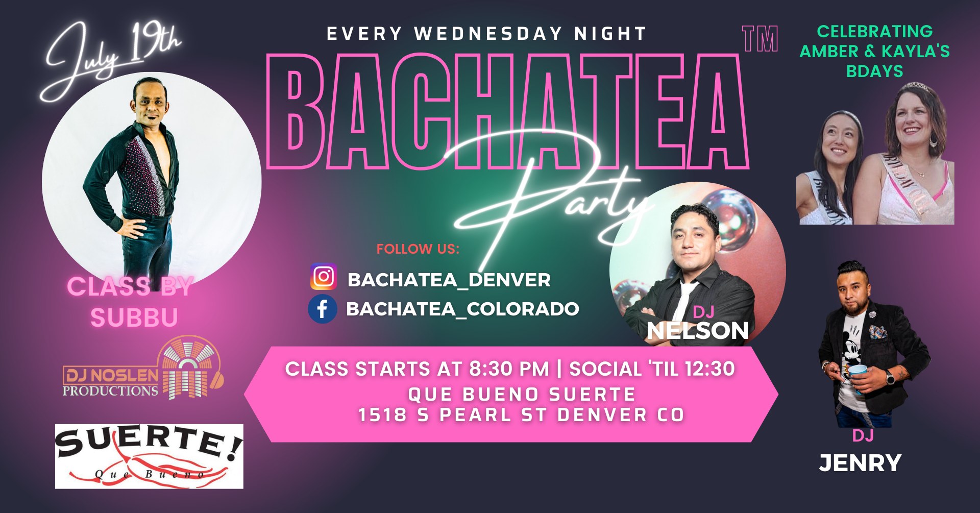 Bachatea Party & Birthday celebrations - Amber & Kayla