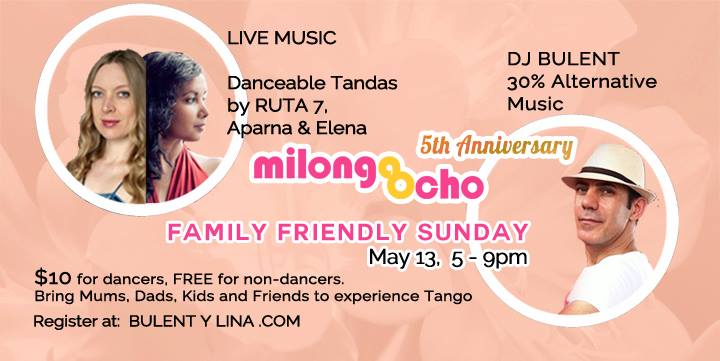 Milonga OCHO 5th Anniversary with Virginia & Jonatan