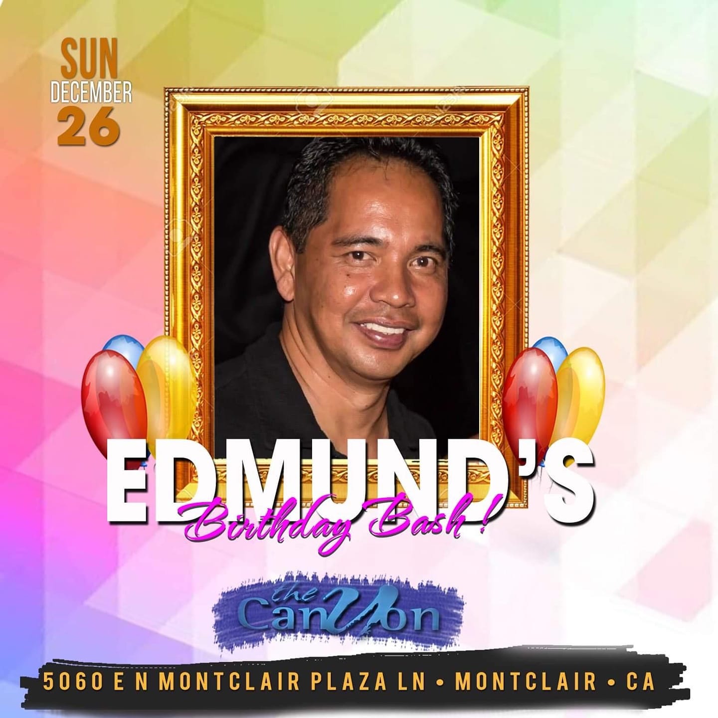 Edmund's Epic Year End Birthday Dinner & Celebration