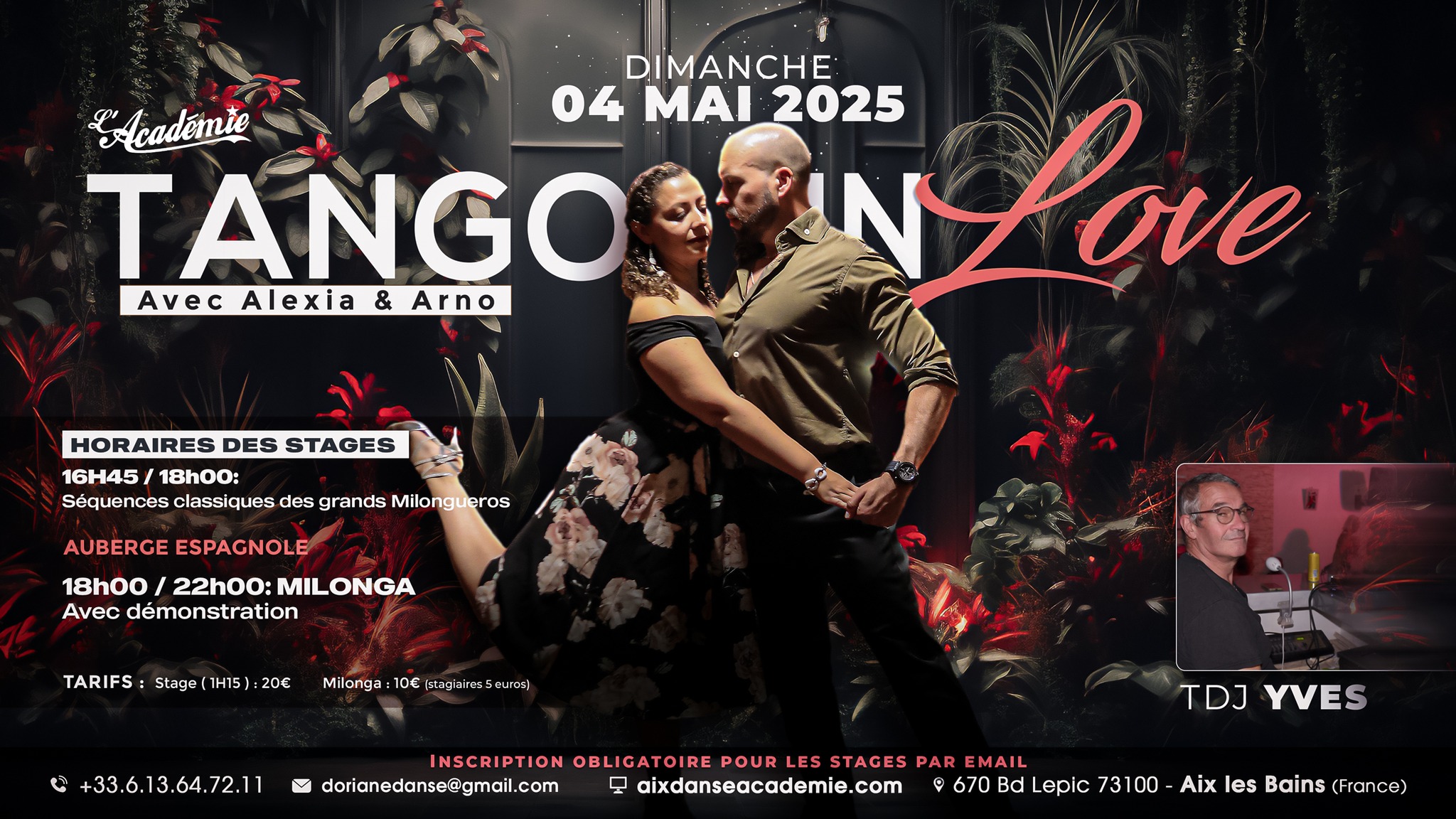 Tango in Love à l'Académie avec Alexia & Arno