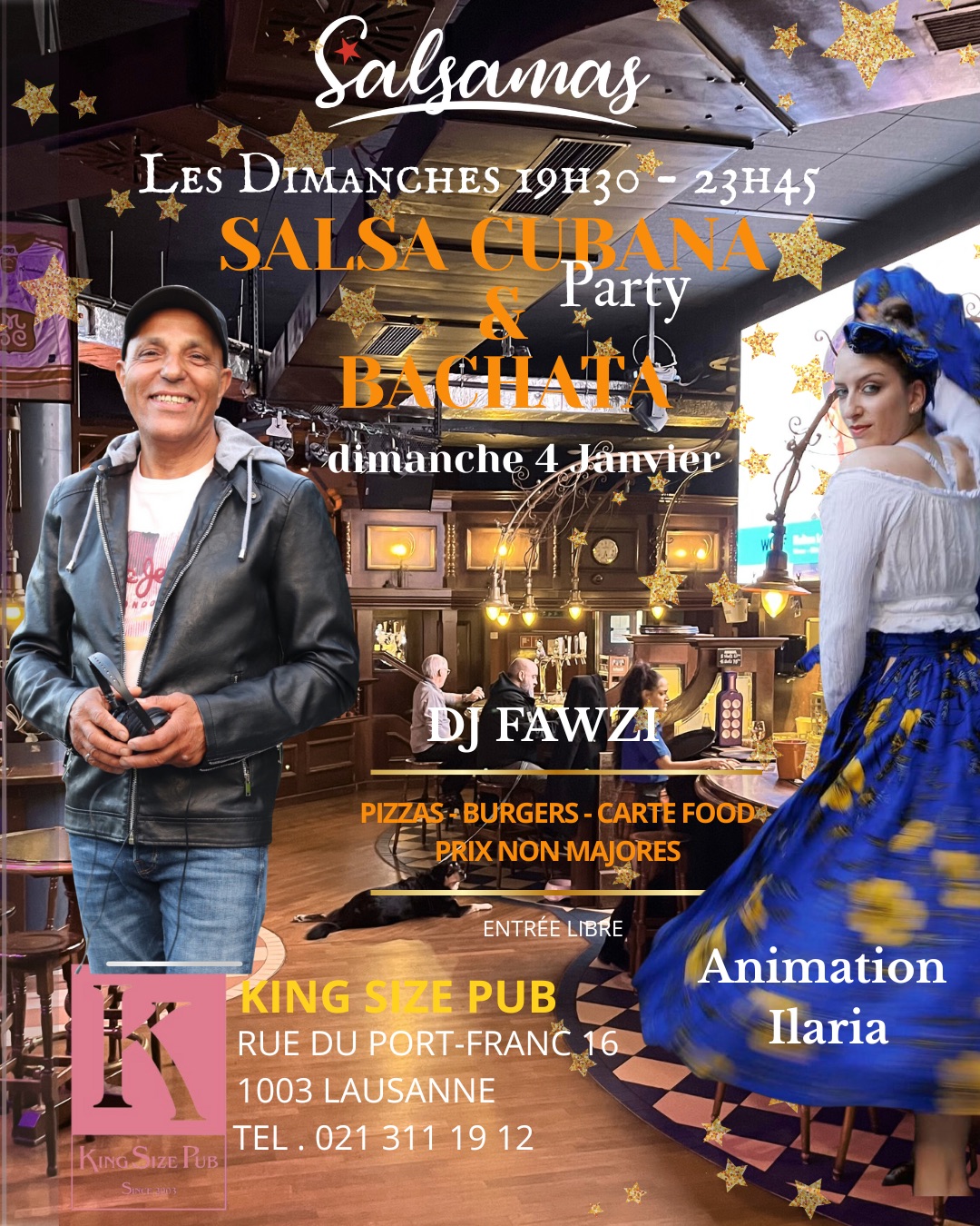 Les dimanches au King Size avec Salsamas