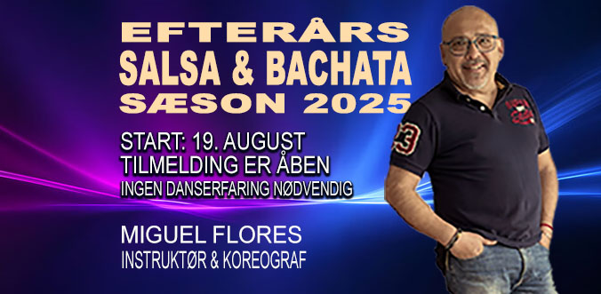 Efterårssæson Salsa & Bachata 2025