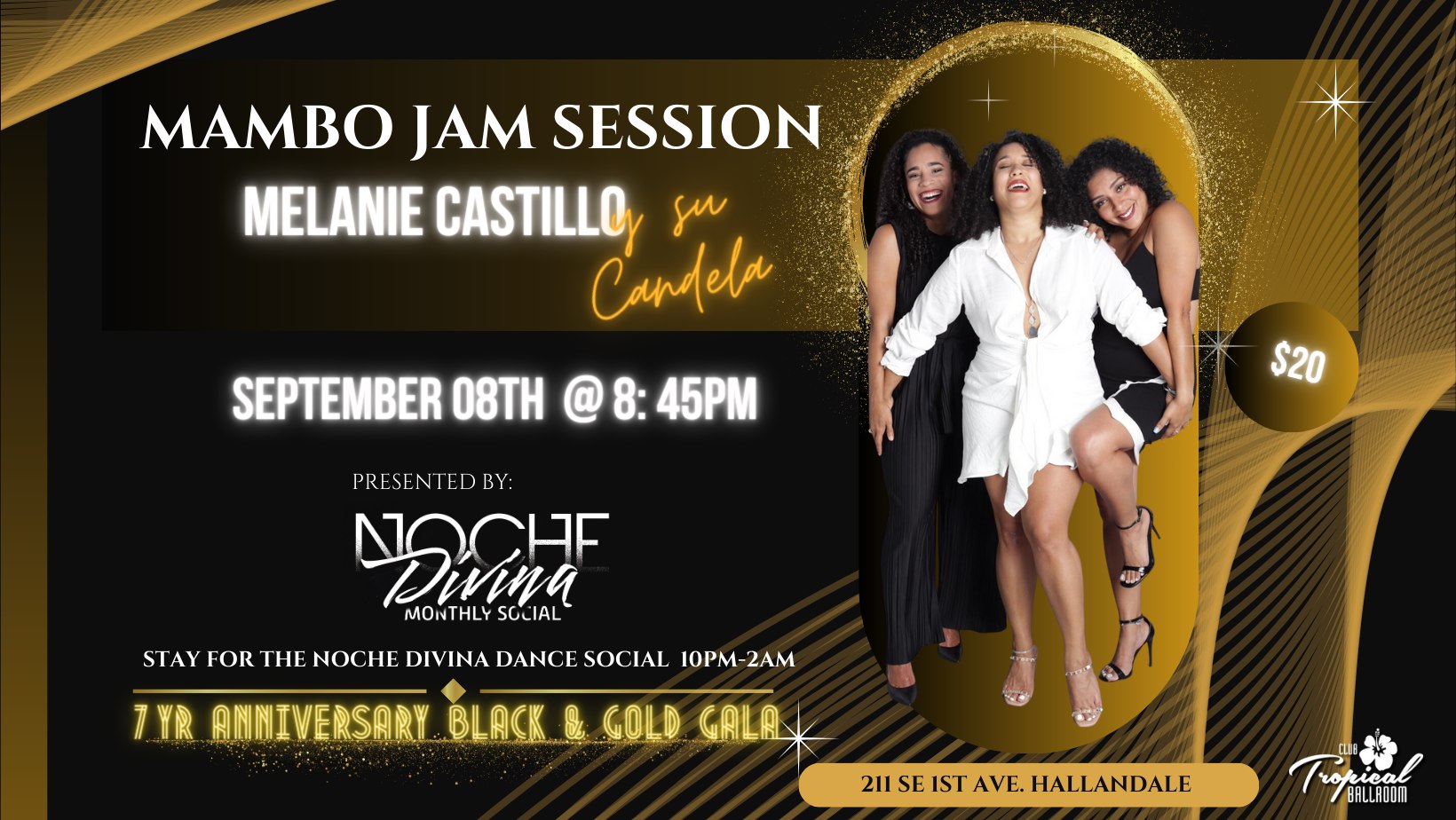 Melanie Castillo y Su Candela- Mambo Jam- presented by Noche Divina