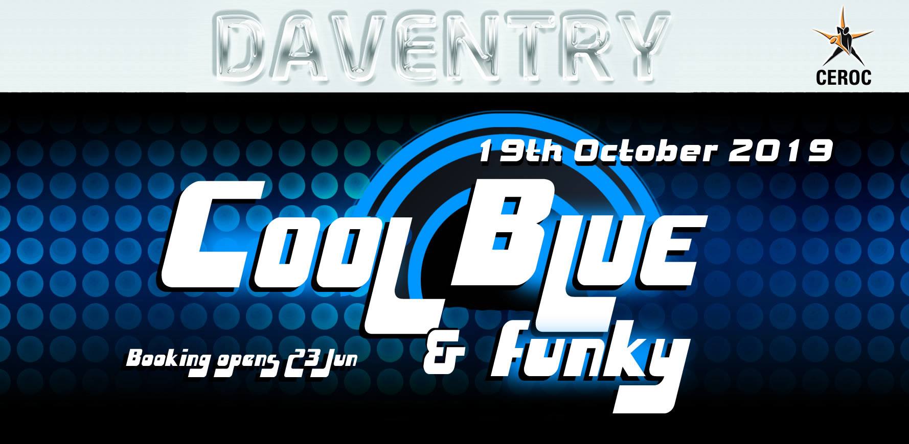Daventry Event - Cool Blue & Funky - Sat 19 Oct 2019